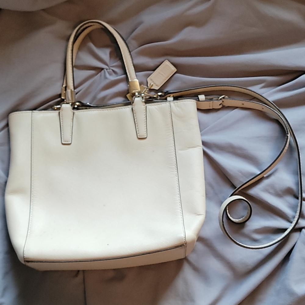 Small Cream Coach Purse